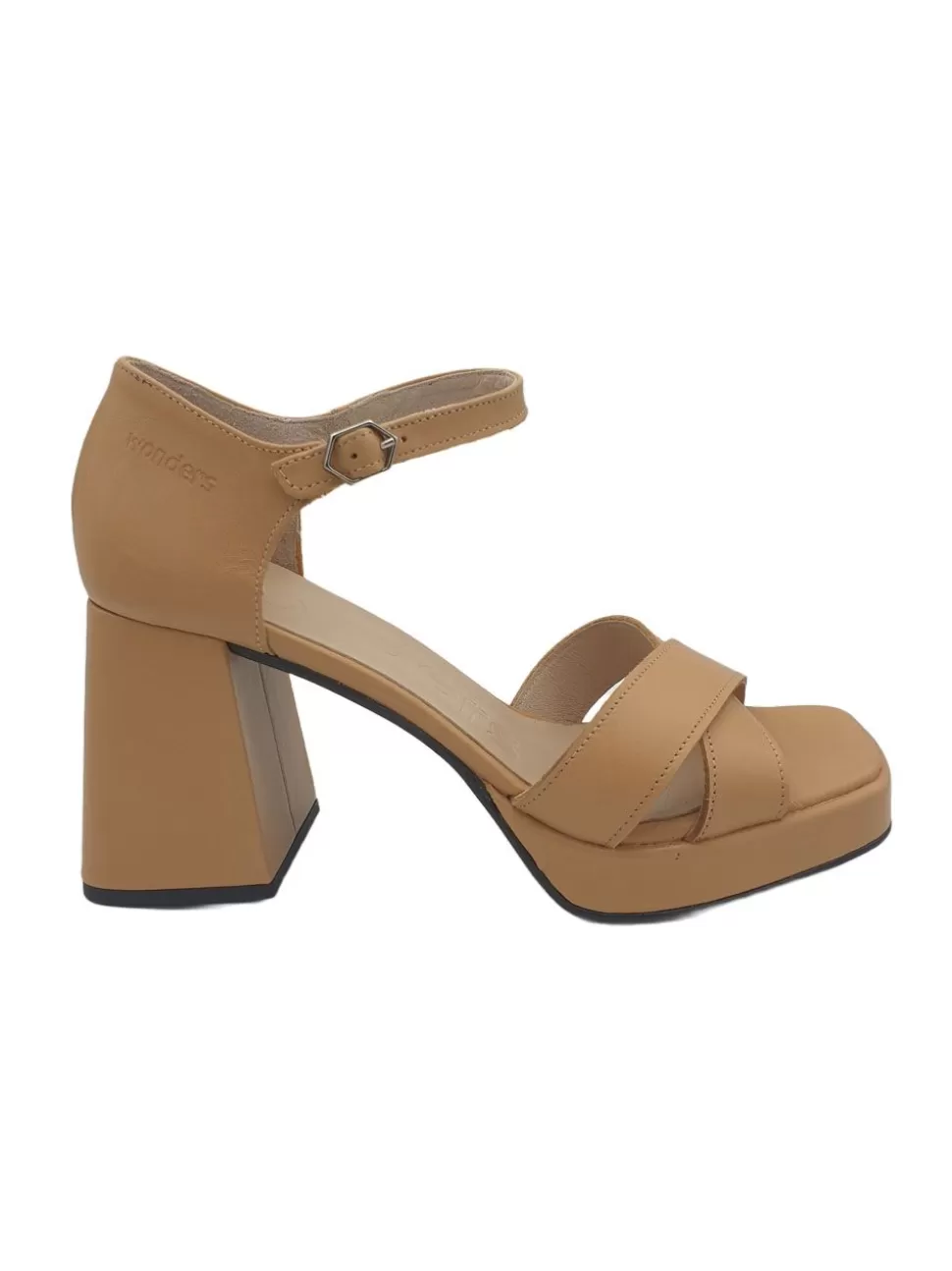 BANES MODA Sandalias De Tacón<Sandalia Beige Wonders V35302