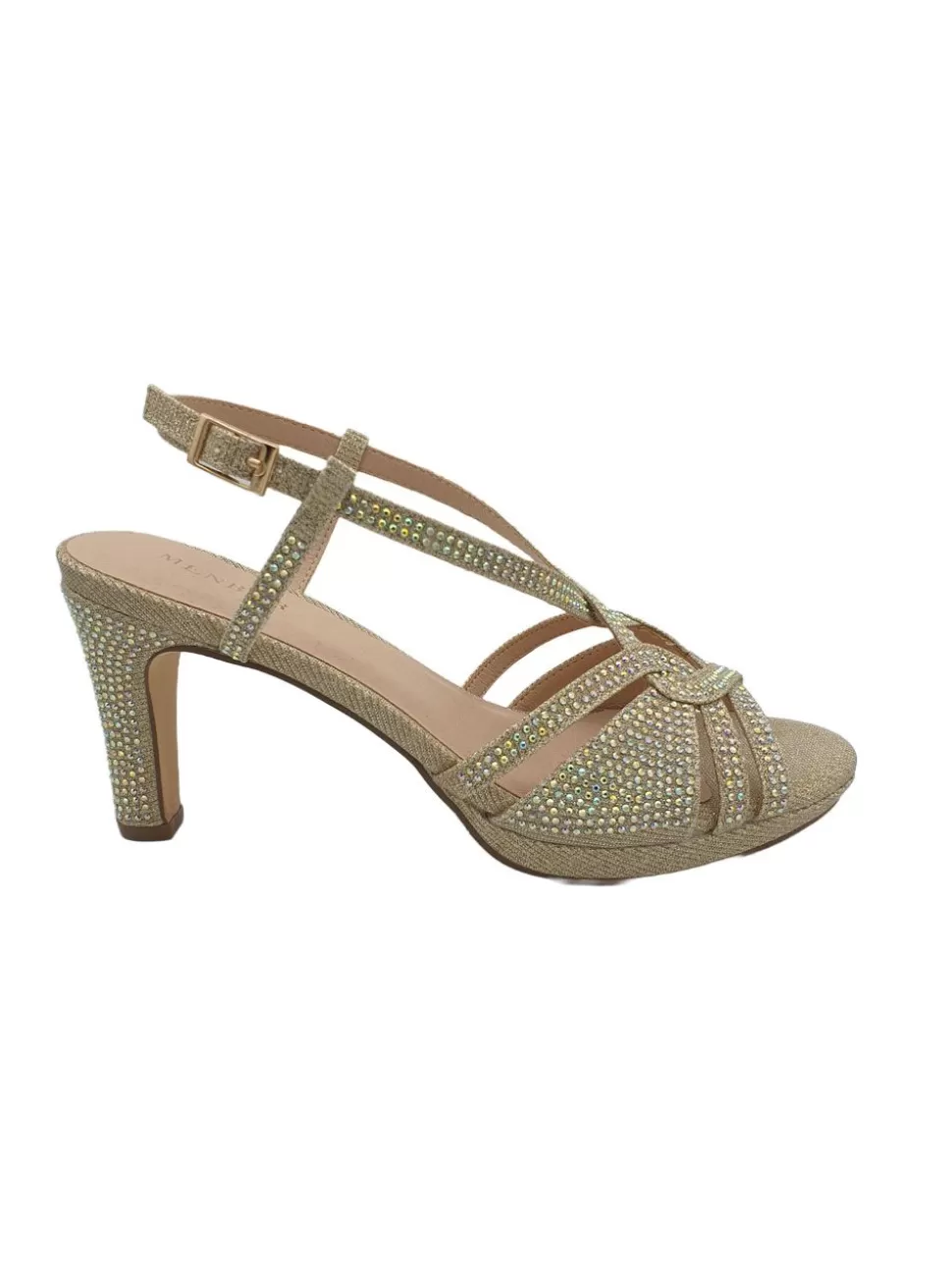 BANES MODA Sandalias De Tacón<Sandalia Gold De Tacón V324169