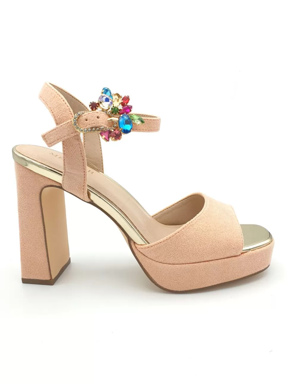 BANES MODA Sandalias De Tacón<Sandalia Nude De Tacón Alto V32384307