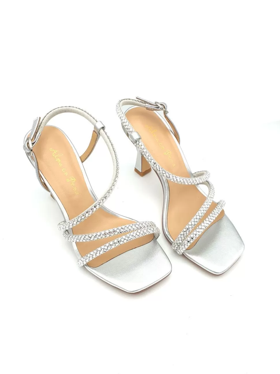 BANES MODA Sandalias De Tacón<Sandalia Plateada Alma En Pena Diva Silver V3V23249