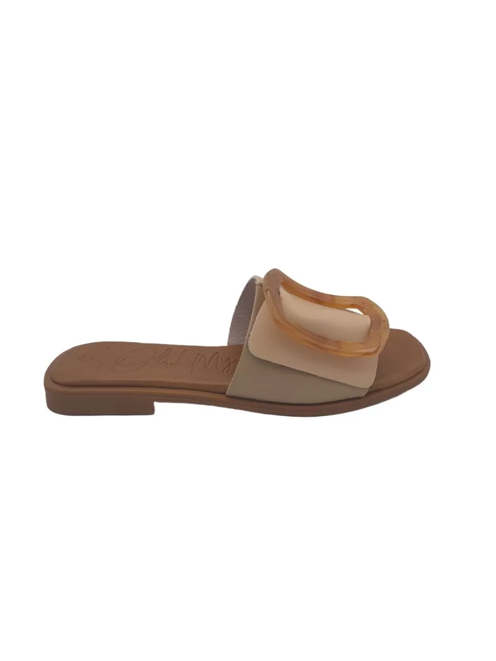 BANES MODA Sandalias Planas<Sandalia Taupe Oh My Sandals V35155