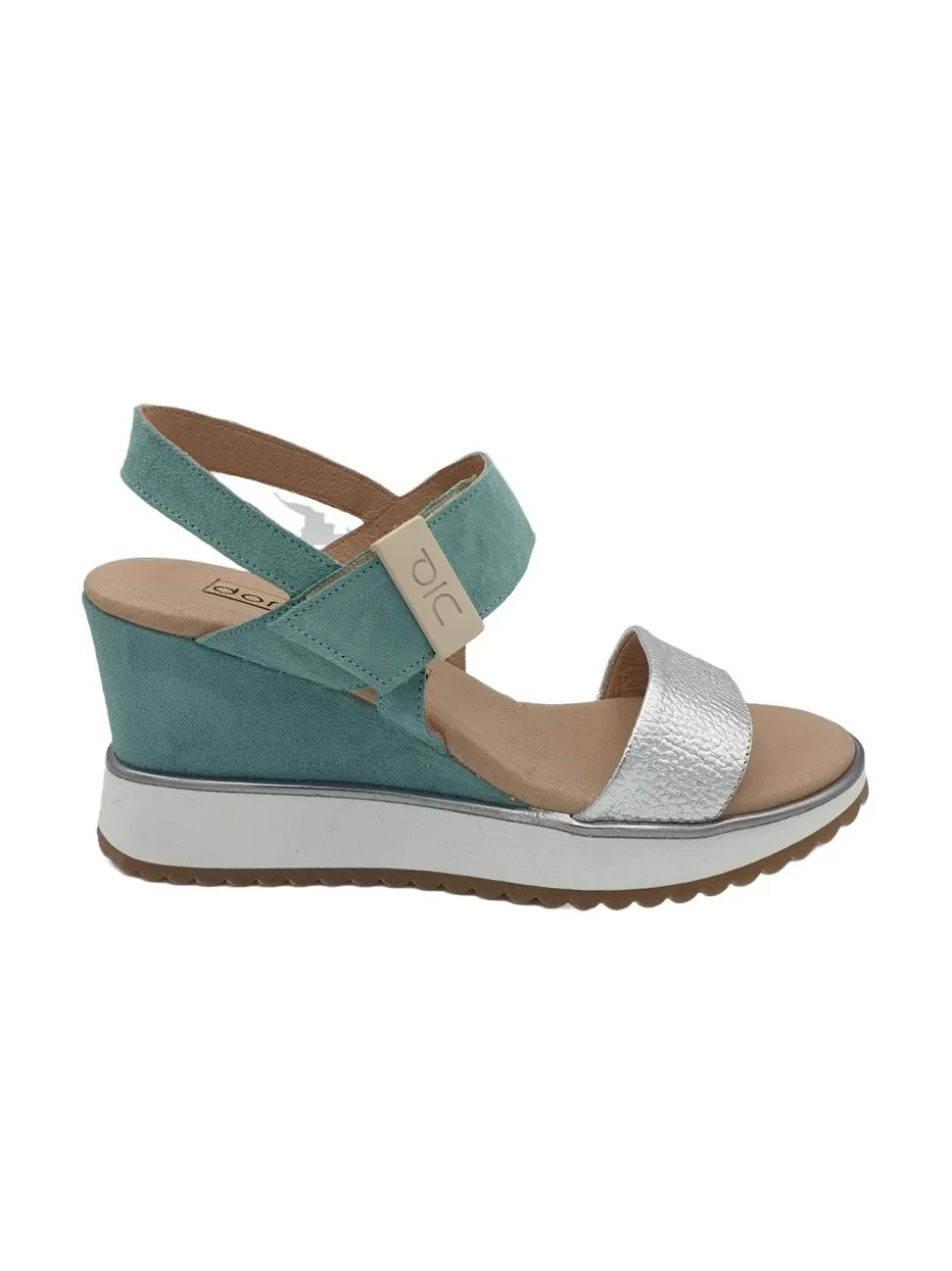 BANES MODA Sandalias De Cuña<Sandalias Verde Agua Doralatina V350070